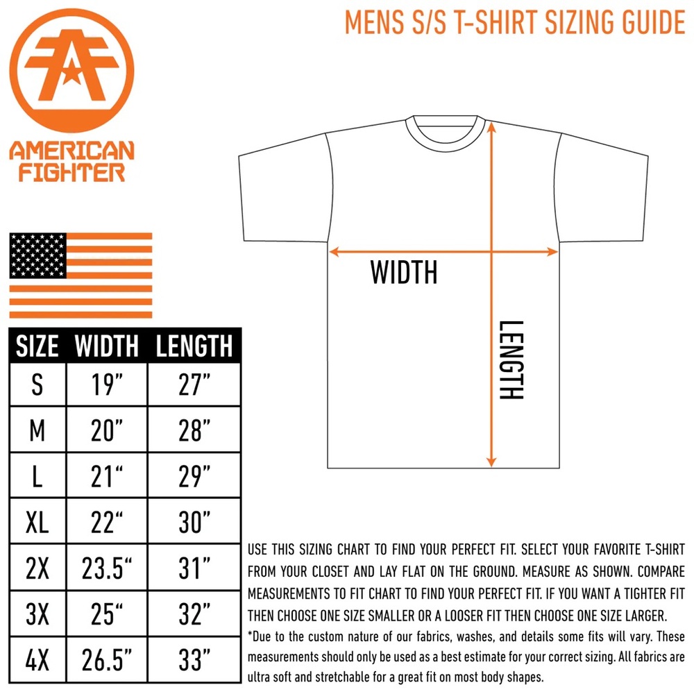 American Fighter Graphic T-Shirt - Picture 3 of 3